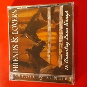 Friends & Lovers 18 Country Love Songs Music CD